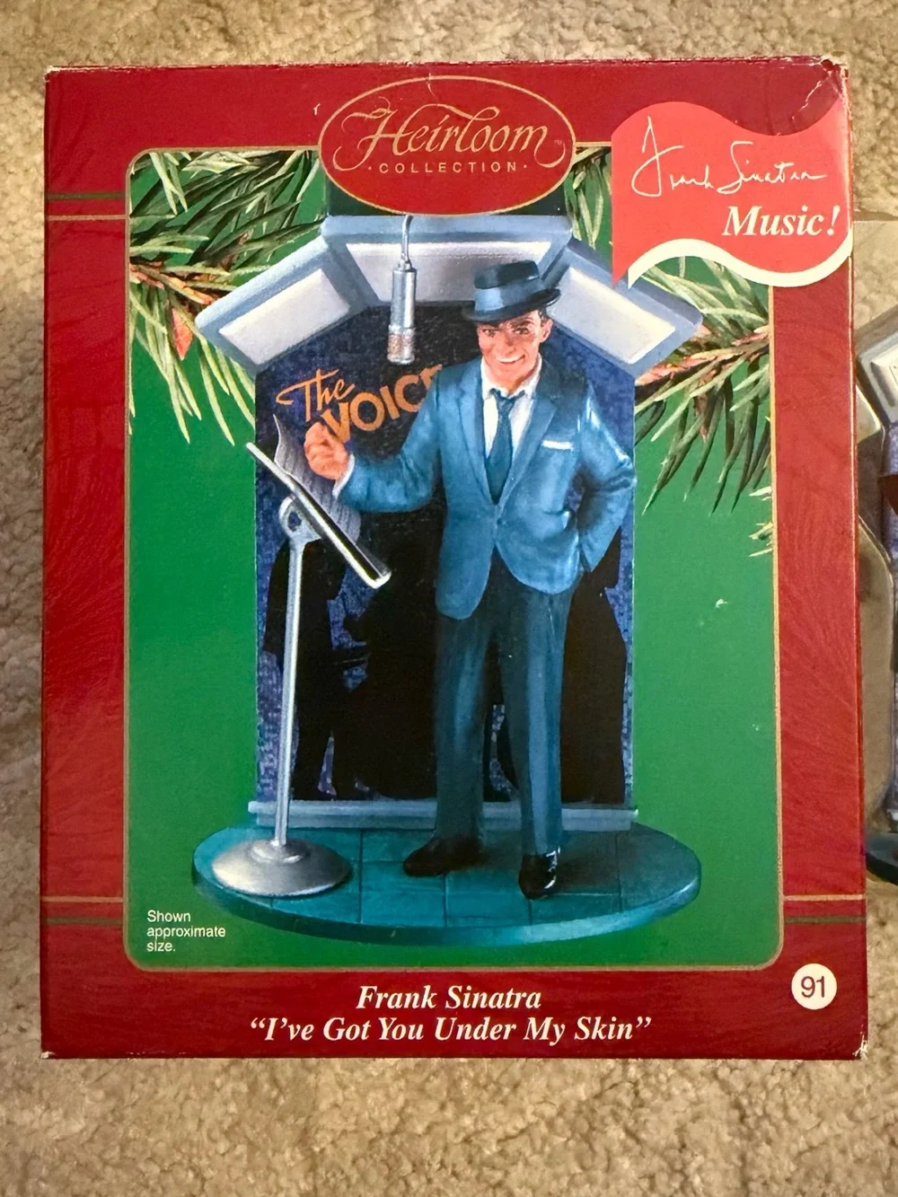 Carlton Cards Frank Sinatra Christmas 2002 ornament